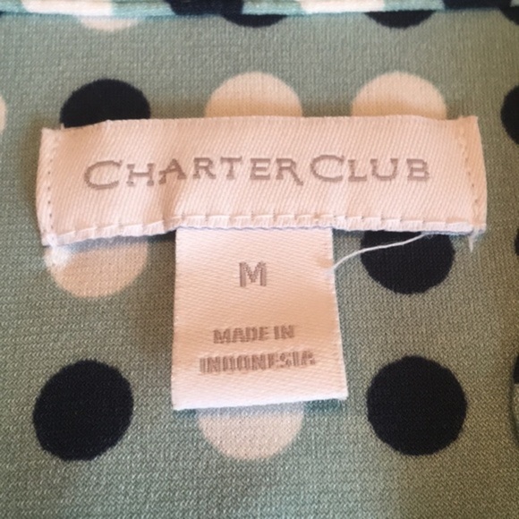 CHARTER CLUB Blouse - sz Med - Picture 7 of 7